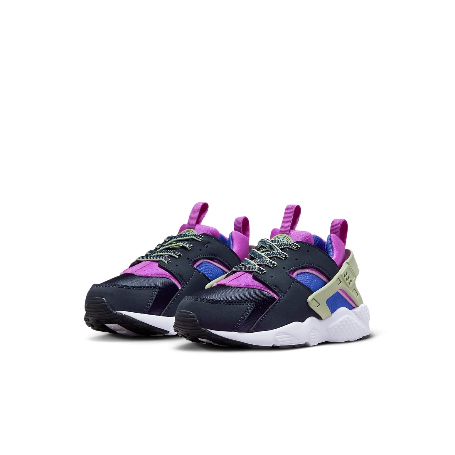 (PS) Nike Huarache Run 2.0 'Obsidian Fuchsia Honeydew' FV5605-400