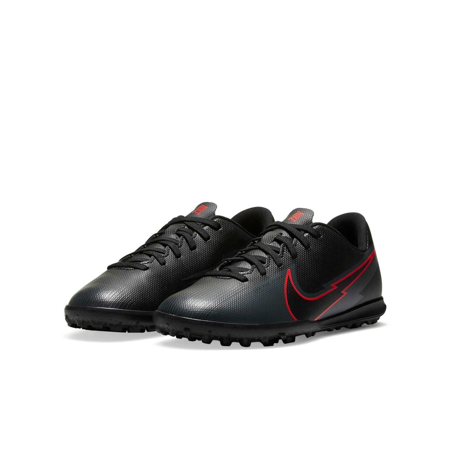(GS) Nike Mercurial Vapor 13 Club TF Turf 'Black Red' AT8177-060