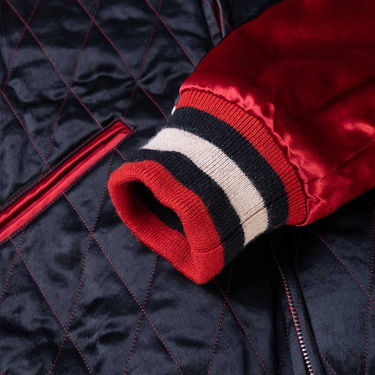 Gucci Reversible Acetate Bomber Jacket 'Black Red' 538282-ZAAJ3-1049