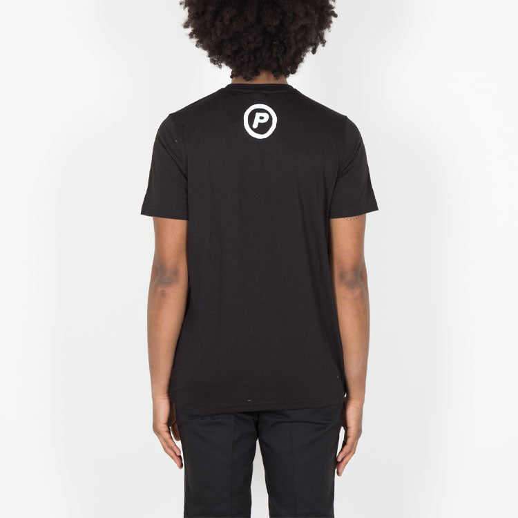 PUMA Back P Short Sleeve Men's Basketball Tee 'Black White' 530731-01