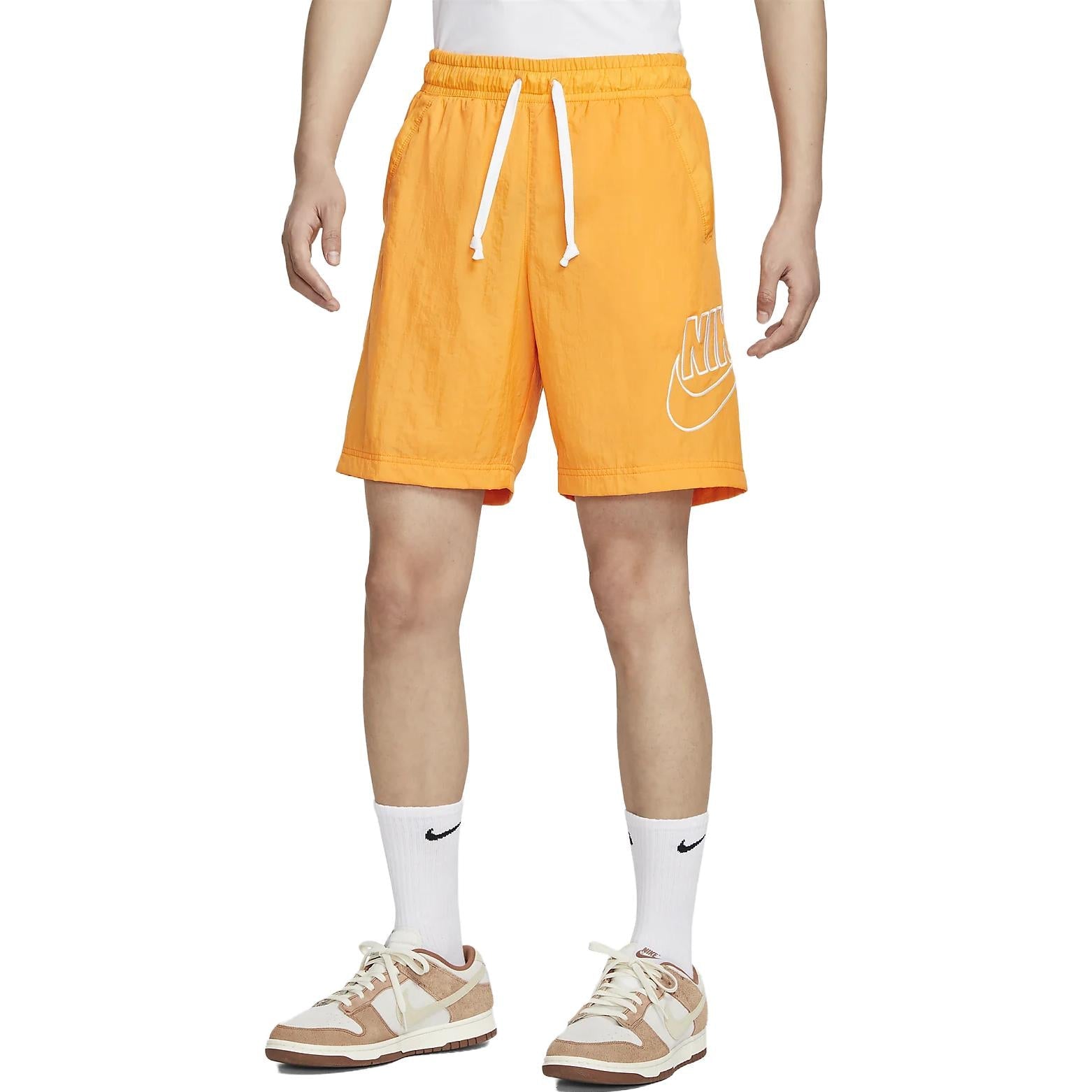 Nike Sportswear Alumni Logo Shorts 'Orange' DB3811-717