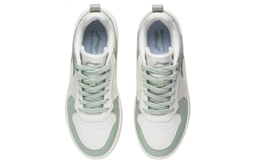 (WMNS) Li-Ning Xingchuan Skate Sneakers 'White Green' AGCT148-1