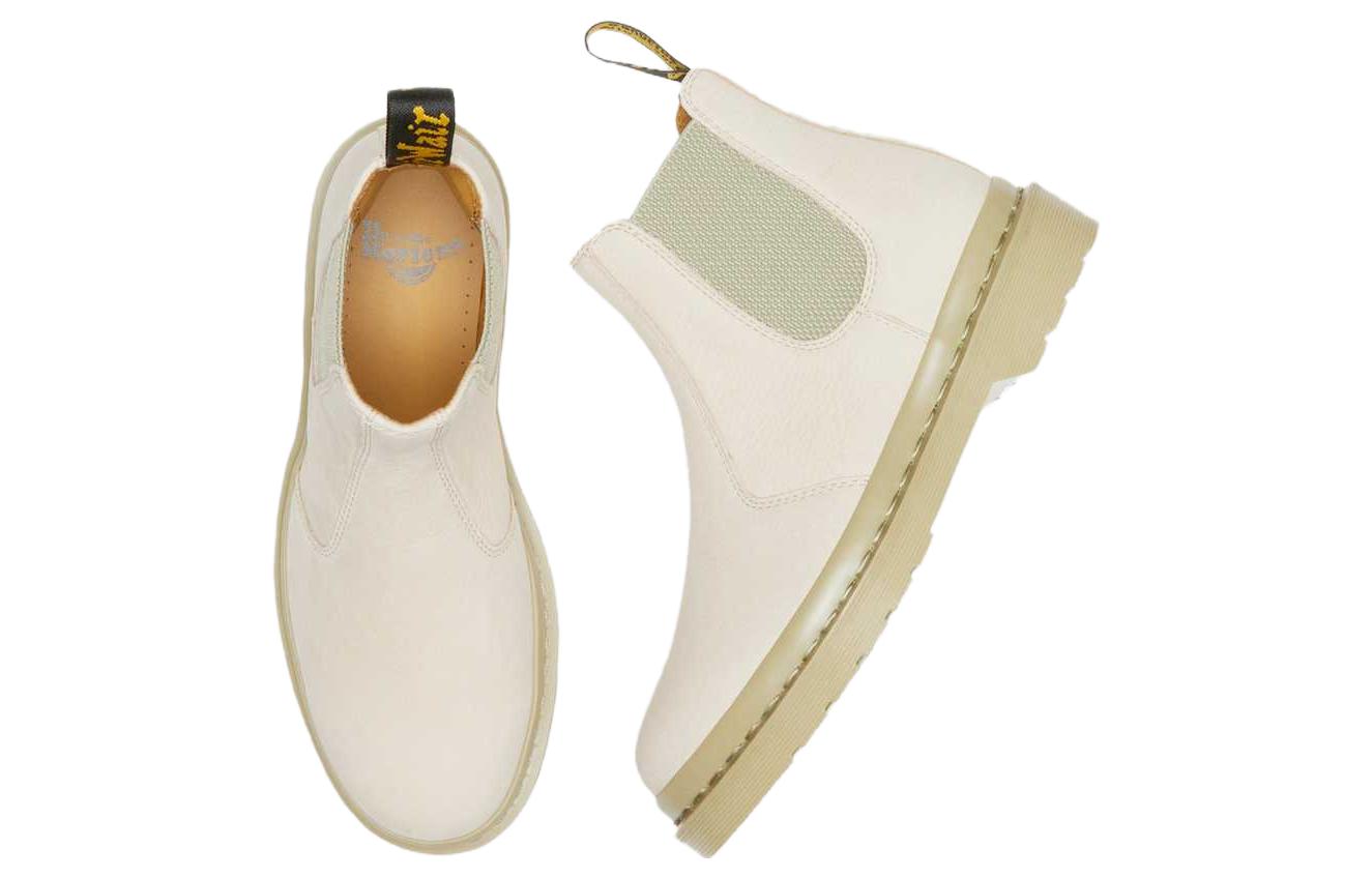 Dr. Martens 2976 Mono Milled Nubuck Leather Chelsea Boots 'Parchment Beige' 30661292