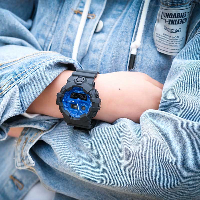 CASIO G-Shock Analog-Digital 'Black Blue' GA-700BP-1APR