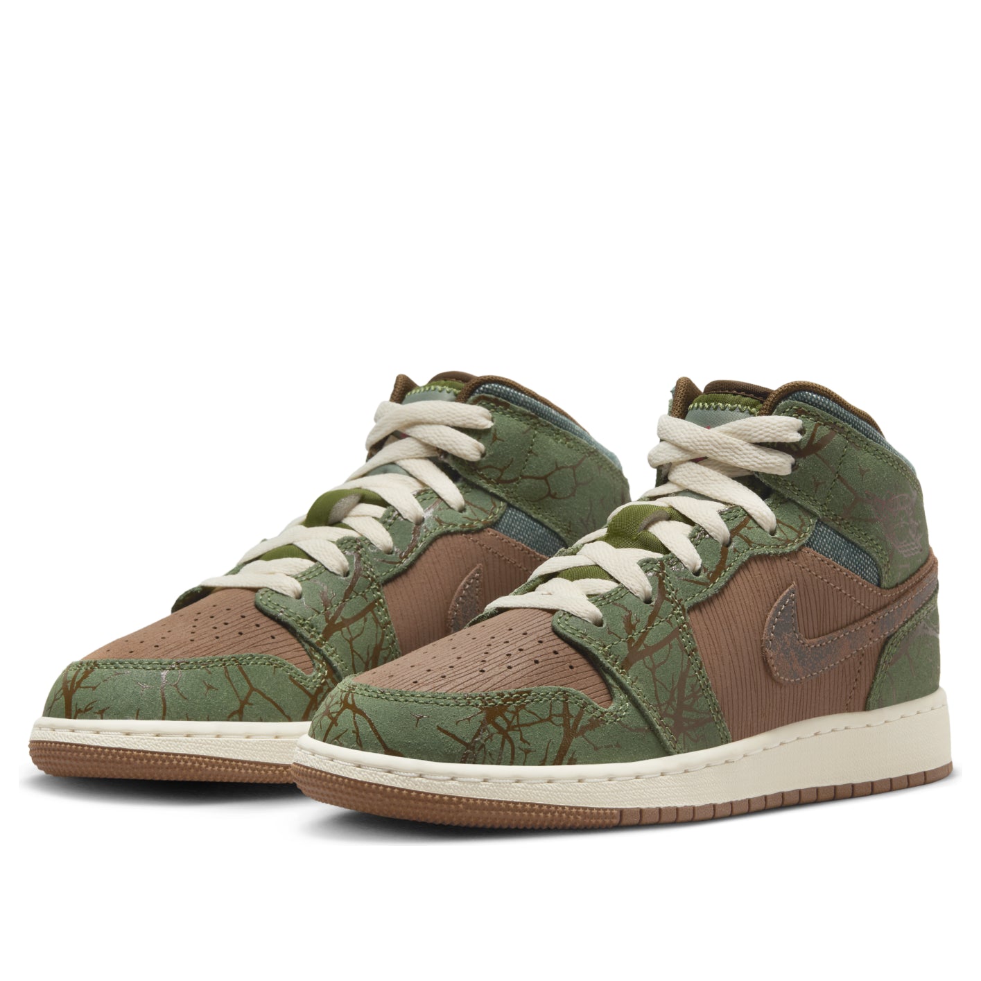 (GS) Air Jordan 1 Mid 'Treeline' FQ8101-200
