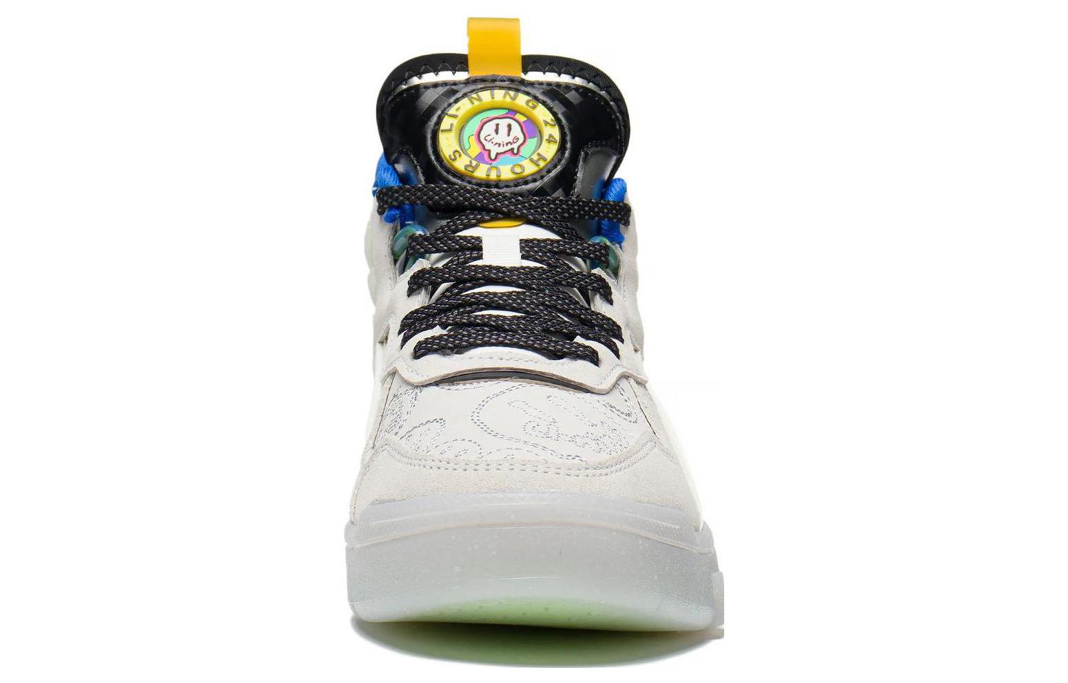 (WMNS) Li-Ning Superwave Mid 'White Blue Green' AGCS284-1