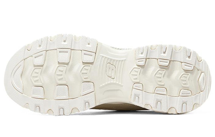 (WMNS) Skechers Dlites 1.0 'Beige White' 149227-OFWT