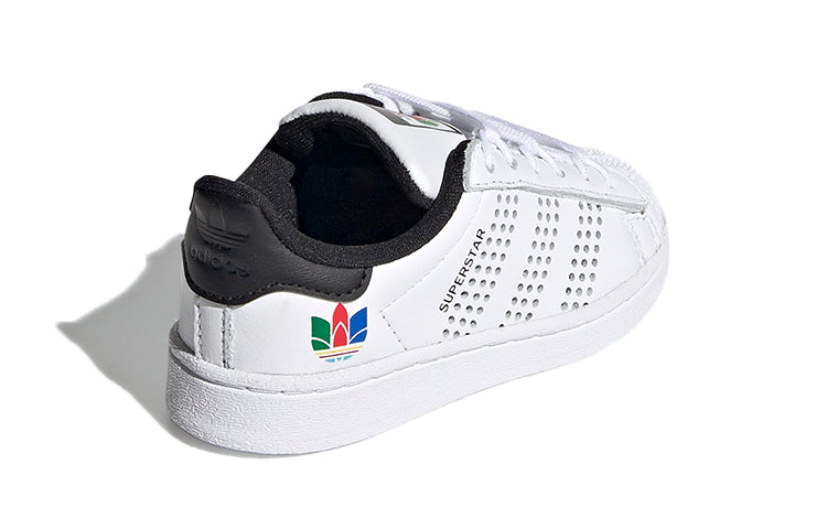 (TD) adidas Superstar 'Colorful Trefoil - Cloud White' FX7454