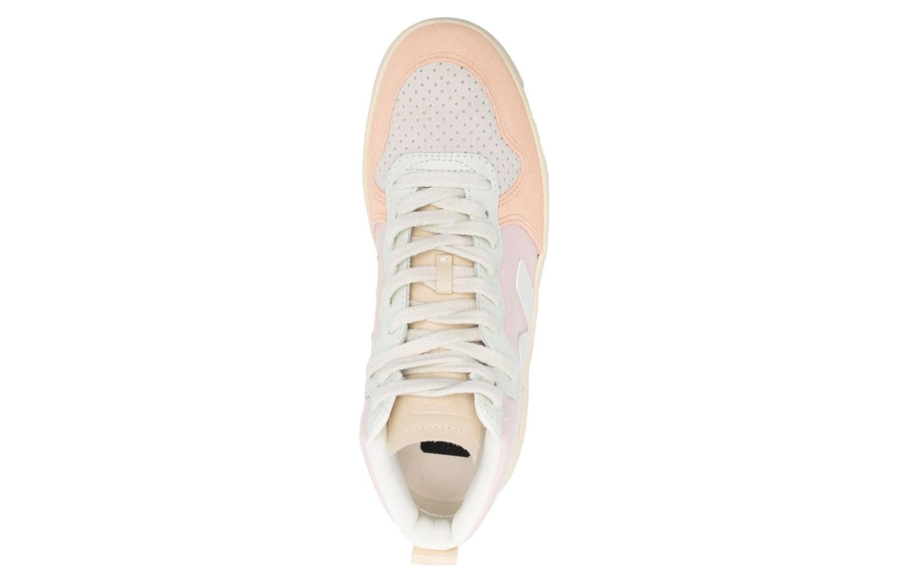 Veja V-15 Leather High Top 'Pastel Pink Yellow' VQ0203142