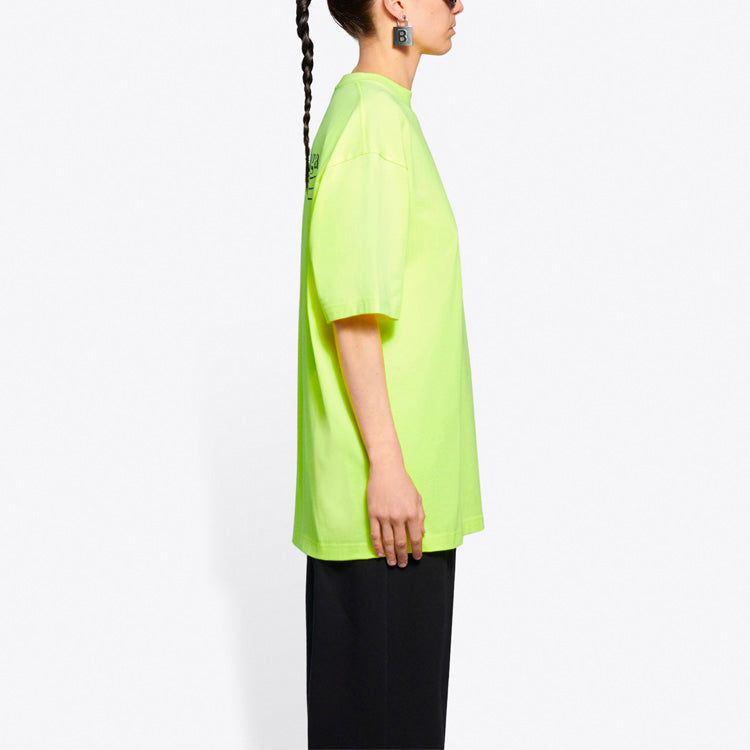 Balenciaga Political Campaign Logo Yellow 641655TJVF77110