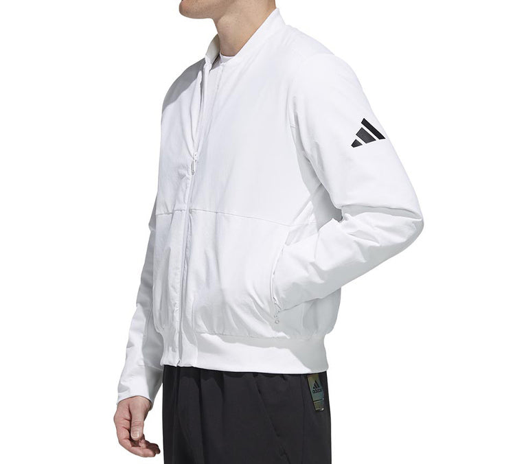 adidas aviator Sports Fleece Lined Jacket White FM9416