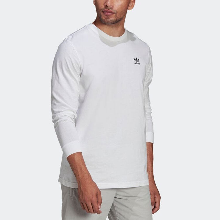 adidas originals Large Logo Printing Casual Long Sleeves White HC7111