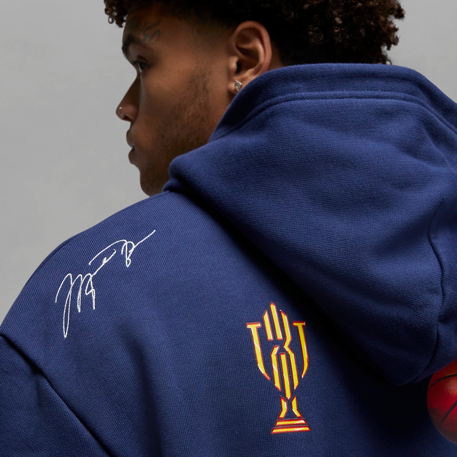 Air Jordan x Trophy Room Fleece Hoodie 'Midnight Navy' DR2953-410