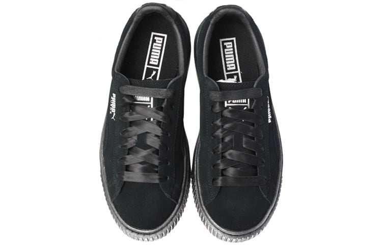 (WMNS) PUMA Suede Platform 'Black' 366106-01