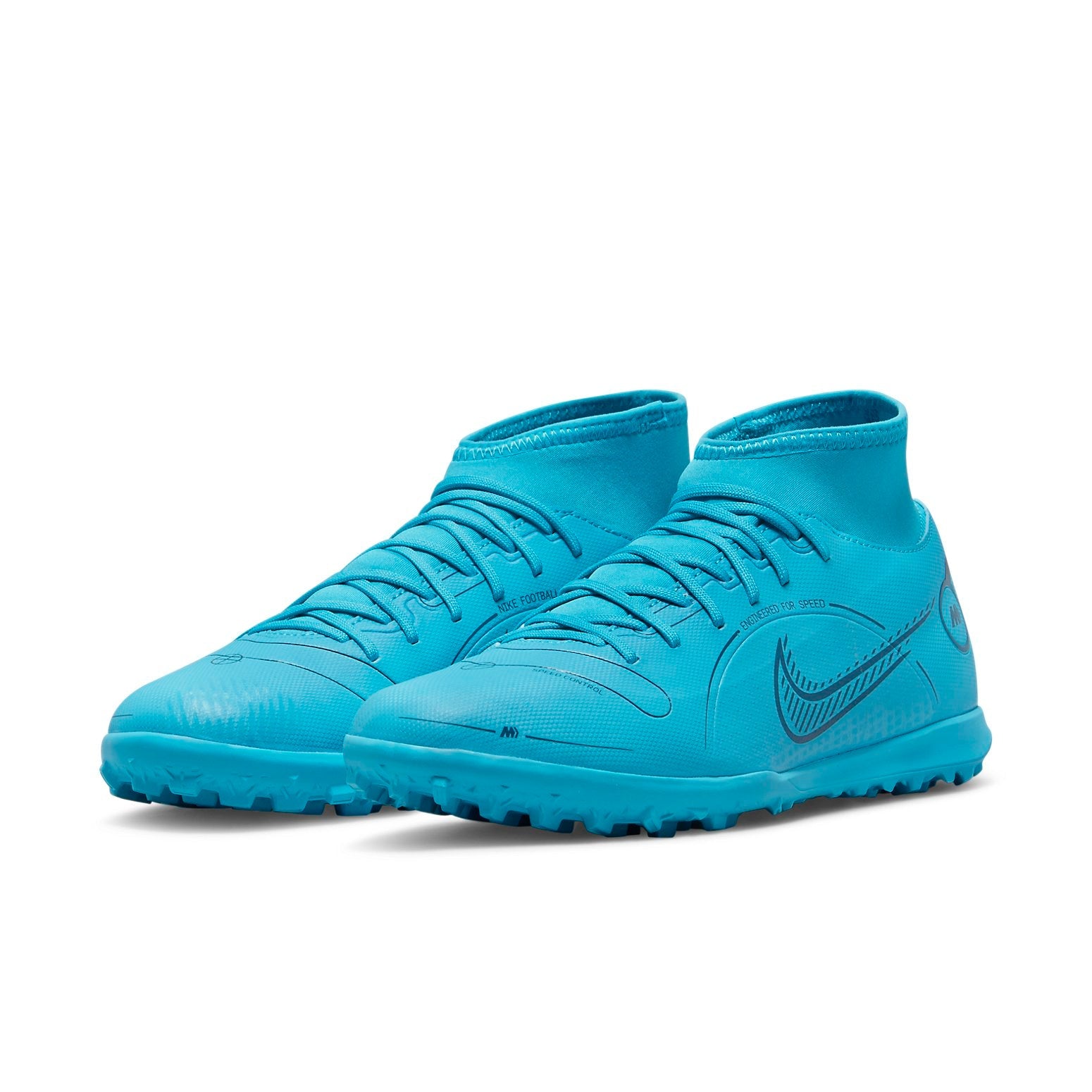 Nike Mercurial Superfly 8 Club TF 'Chlorine Blue' DJ2909-484