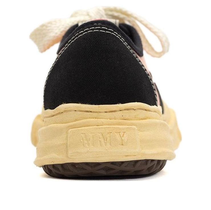 Maison MIHARA YASUHIRO Baker VL OG Sole Canvas Low 'Black Pink' A11FW721-BLKPNK