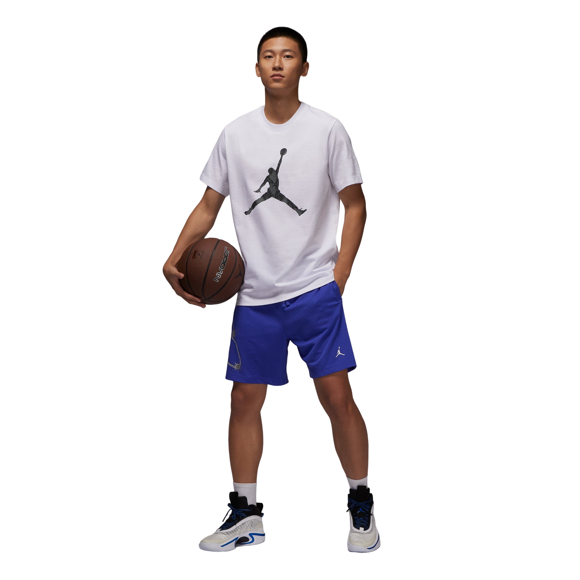 Air Jordan AS M J SPRT DF JM SS CREW T-Shirt Asia Sizing 'White' HJ2863-102