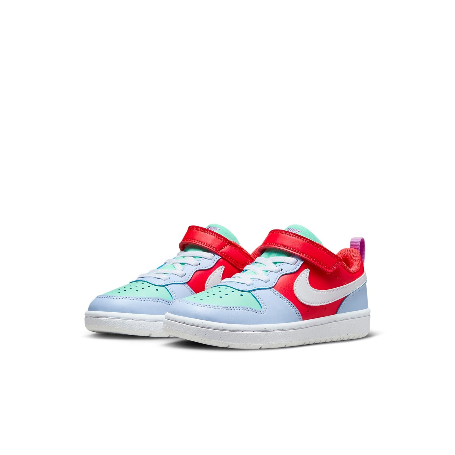 (PS) Nike Court Borough Low Recraft Shoes 'Cobalt Bliss Track Red' DV5457-400