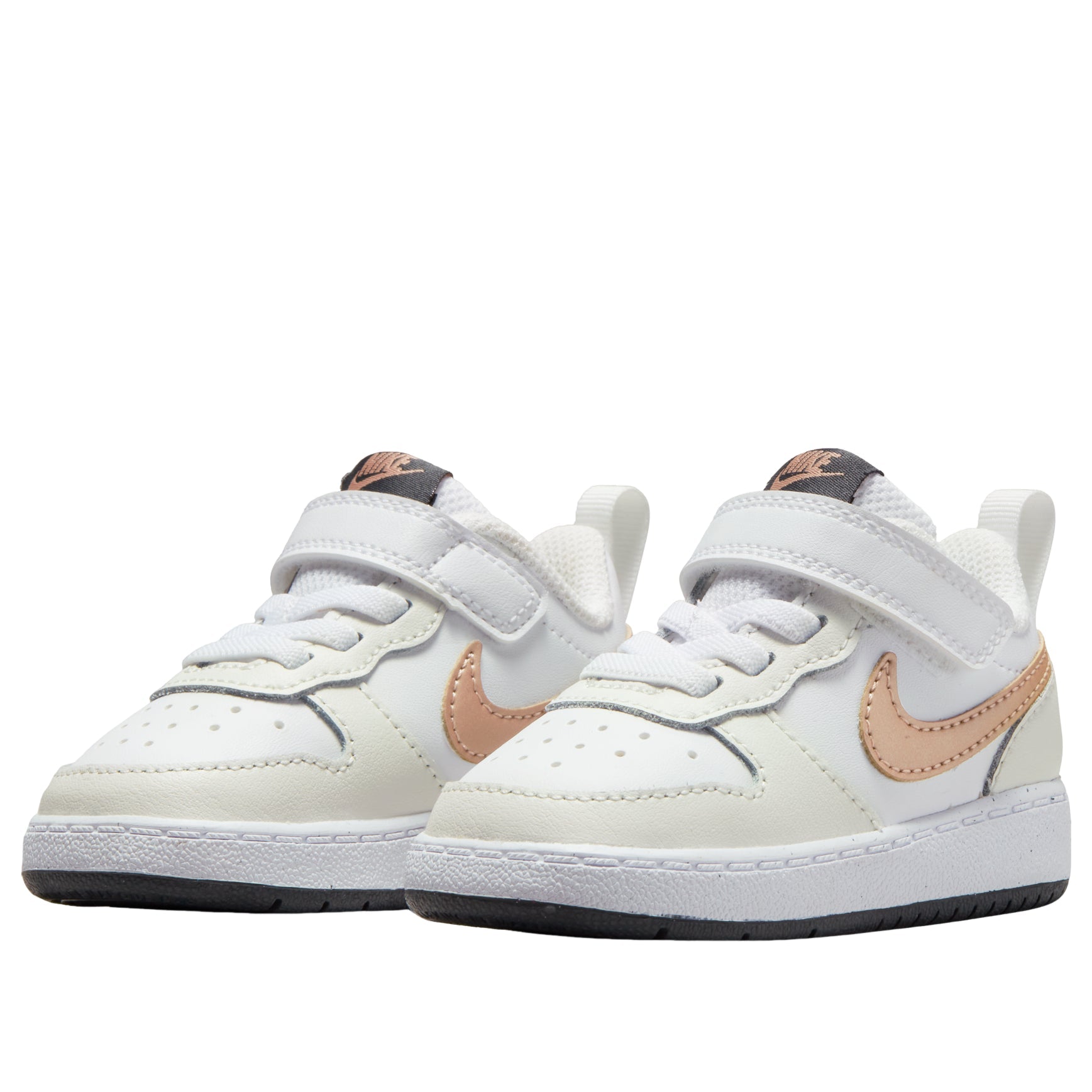 (TD) Nike Court Borough Low 2 'White Metallic Red Bronze' BQ5453-116