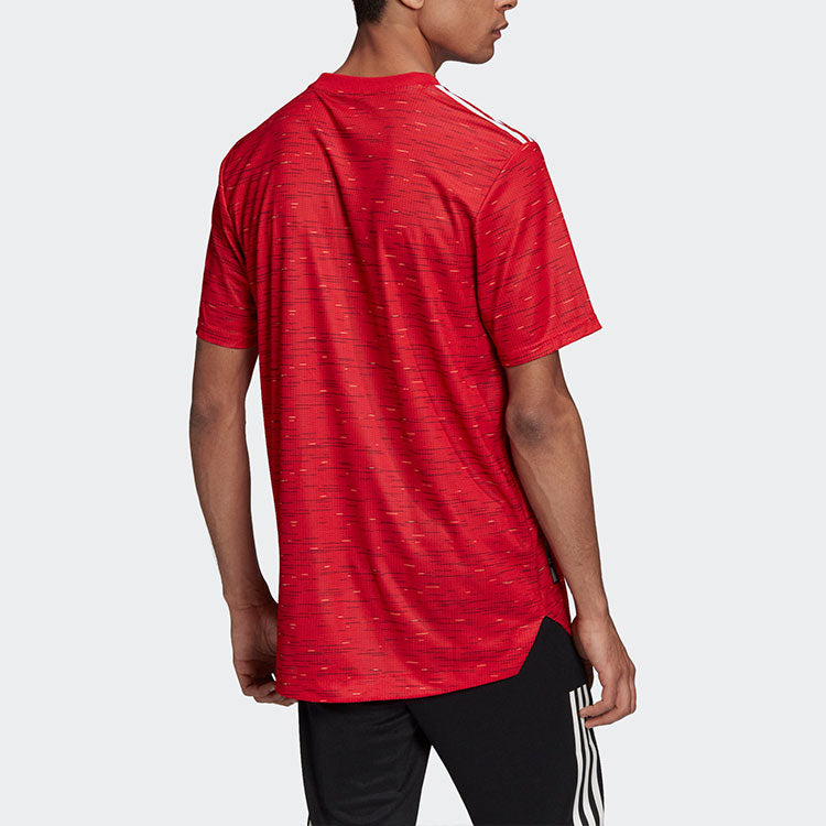 adidas AU Player Edition 20-21 Season Manchester United Home Sports Jersey Red GC7957