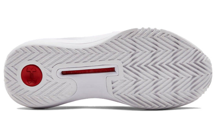 (WMNS) Under Armour Block City 2.0 'Red White' 3021377-600