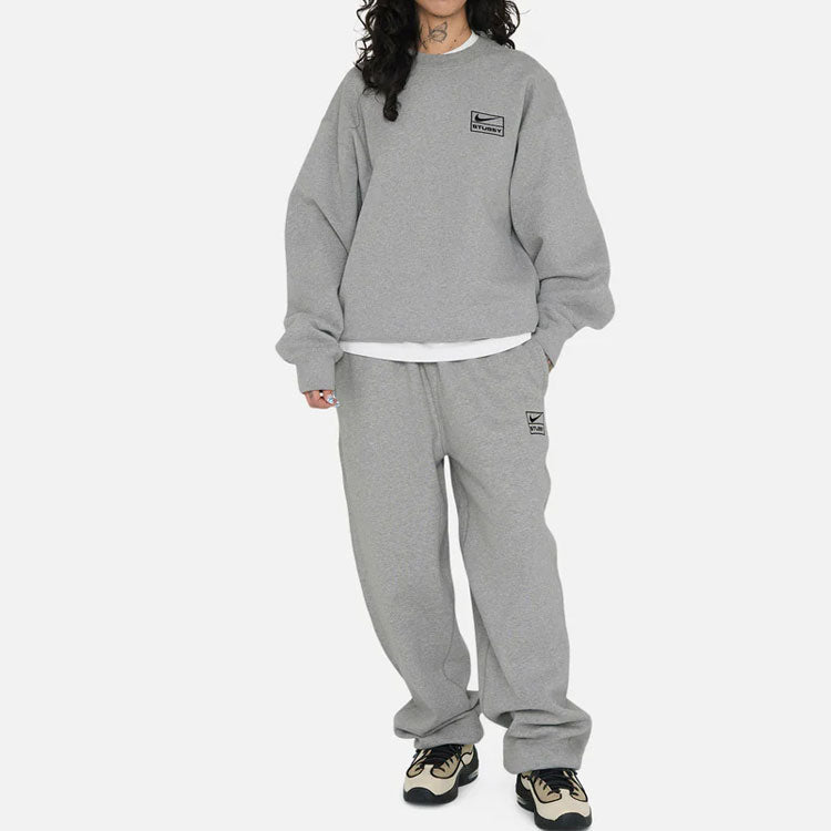 Nike x Stussy Sweatpants Asia Sizing 'Dark Grey Heather' DO9341-063