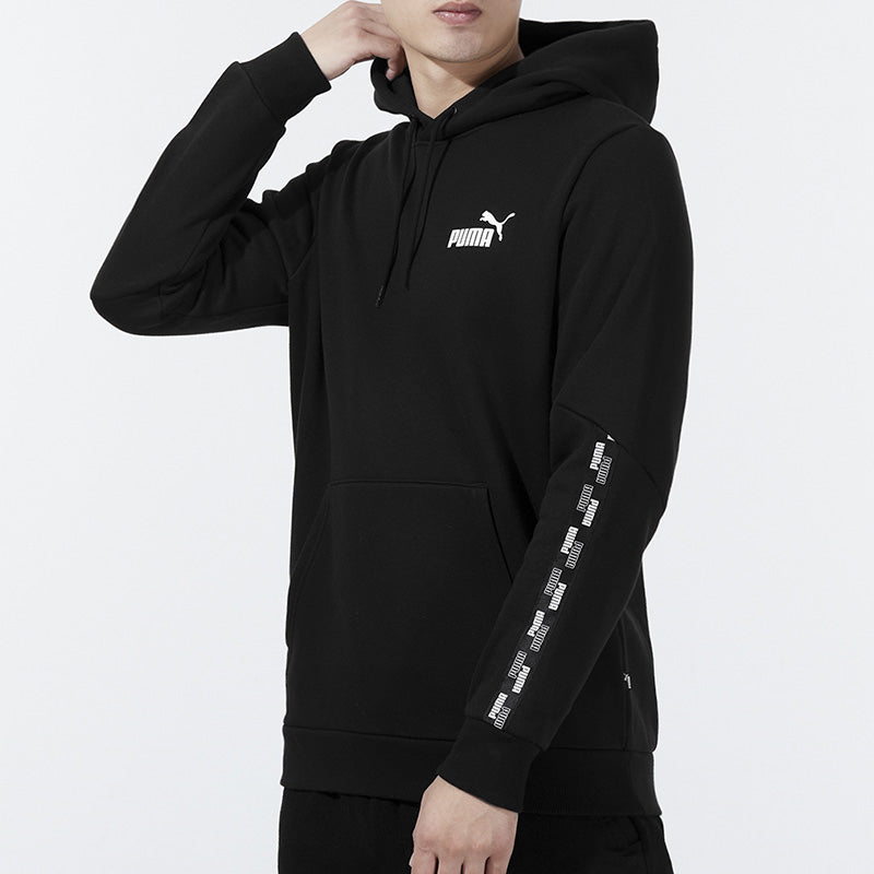 PUMA Power Tape Fl Logo Pullover Sports Black 846559-01
