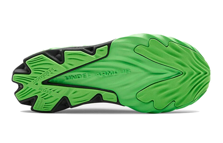 (GS) Under Armour Charged Scramjet 3 Sports Shoes Green/Black 3022611-001
