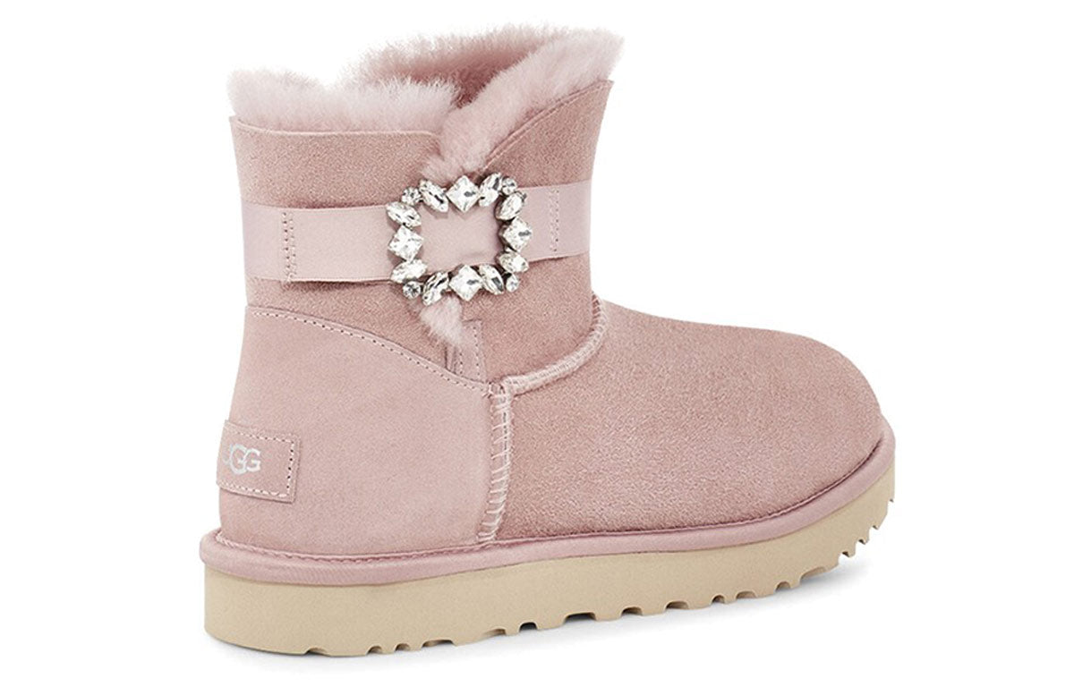 (WMNS) UGG Karlie Brooch 'Pale Pink' 1110430-PCRY