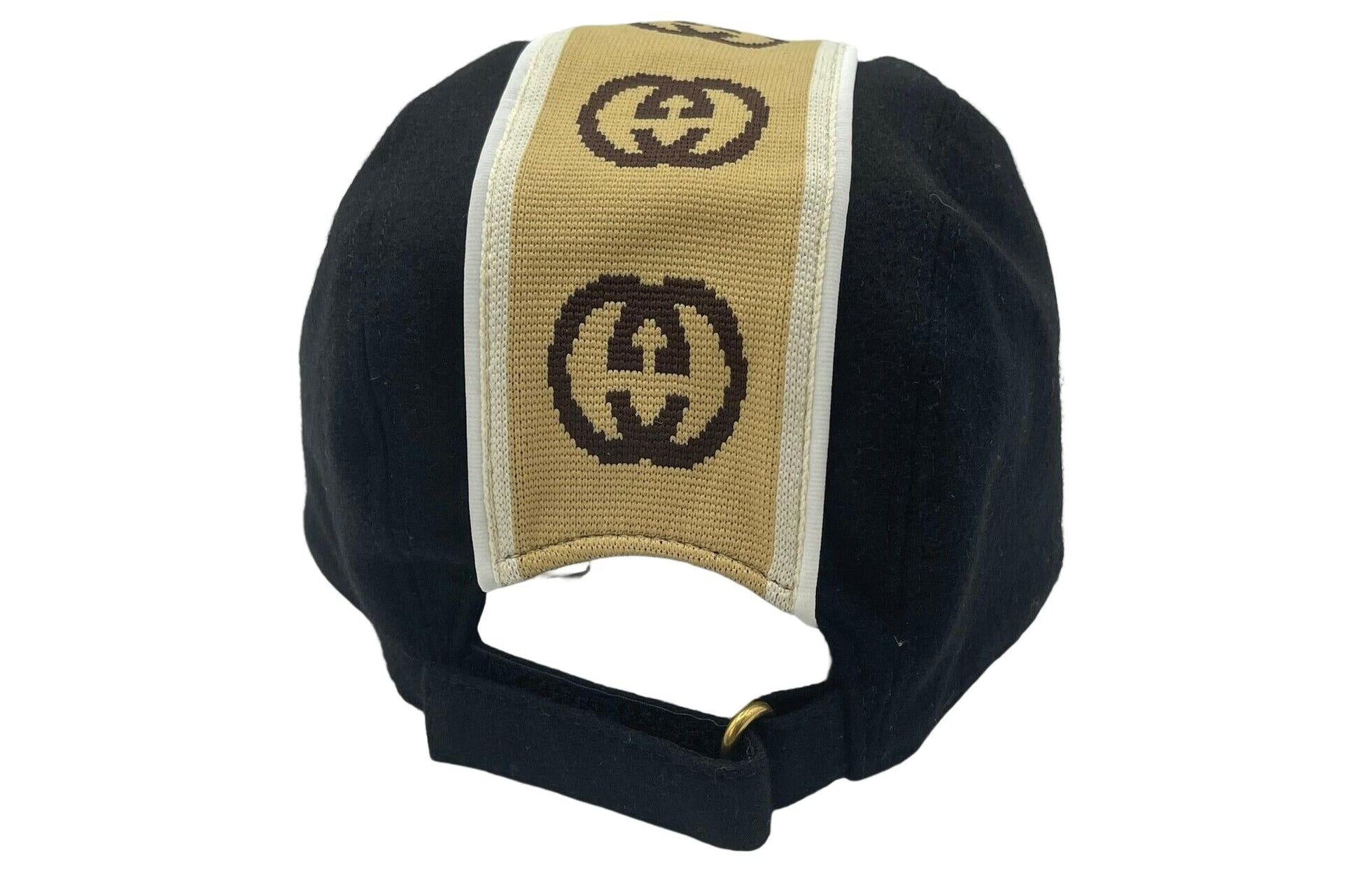 (WMNS) Gucci Wool Interlocking GG Baseball Hat 'Black' 599067-4HL96-1079