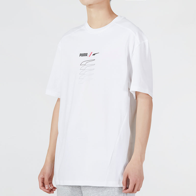 PUMA RAD/CAL Graphic Tee 'White' 671716-02