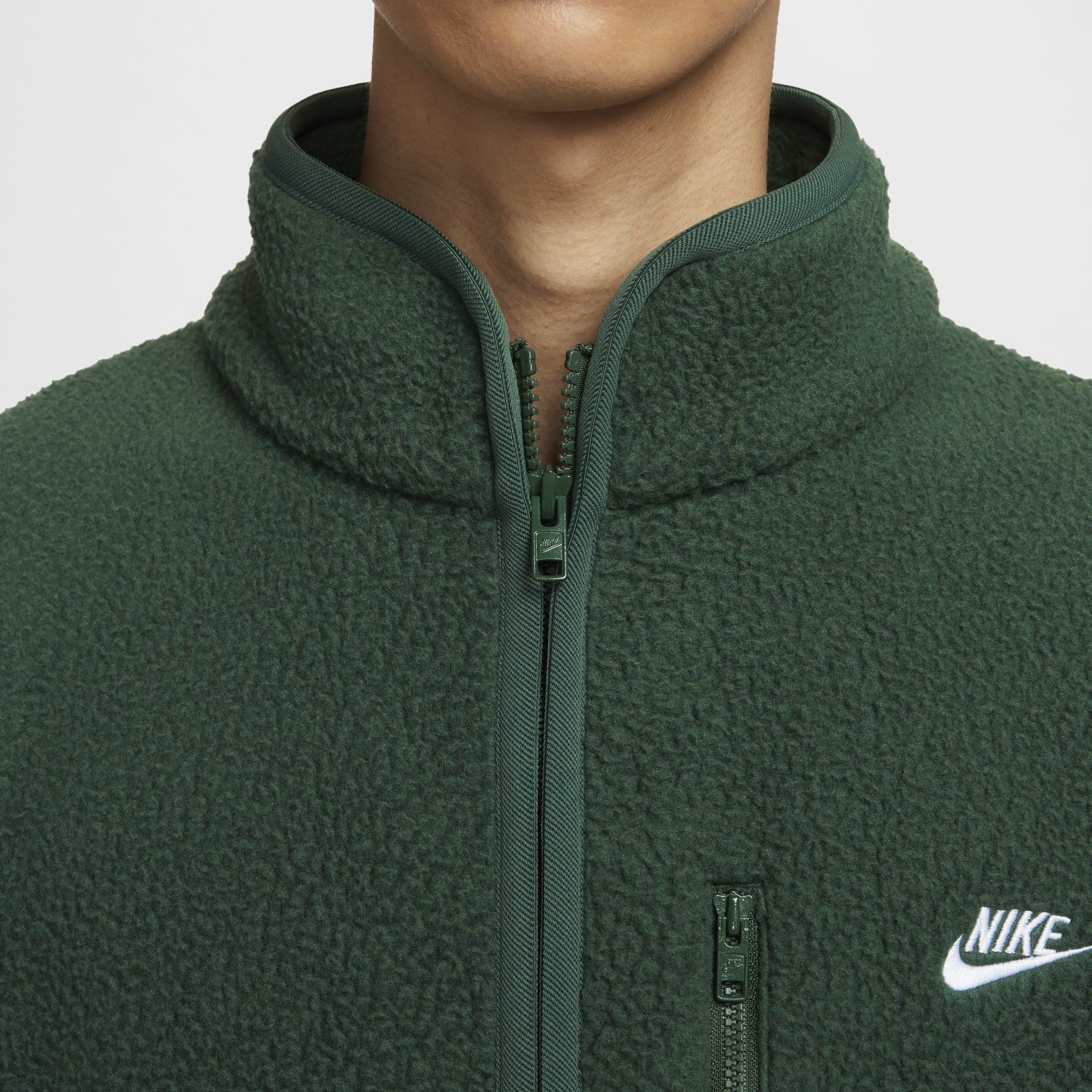 Nike Club Winter Jacket Asia Sizing 'Green' FZ0889-323