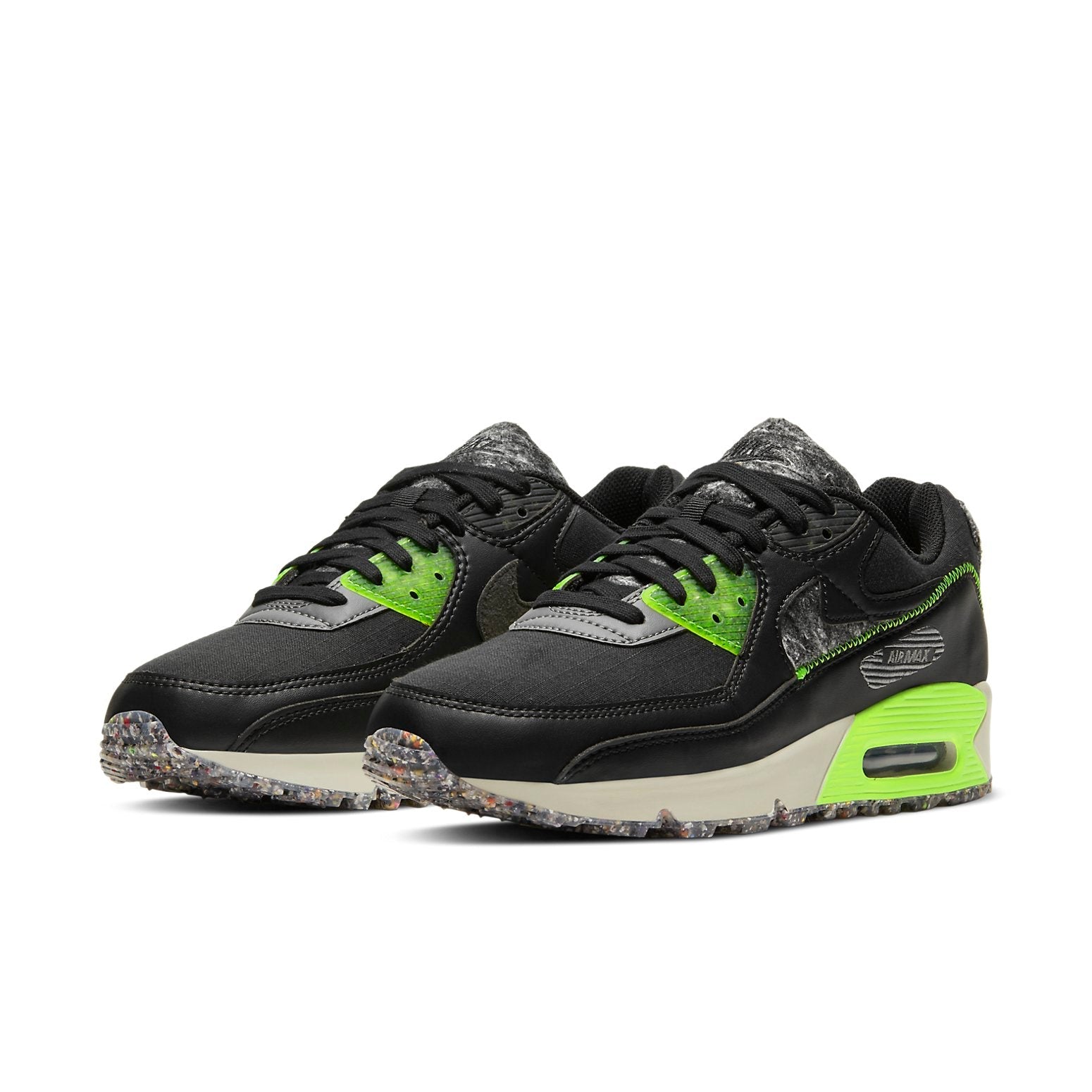 Nike Air Max 90 M2Z2 'Recycled Wool Pack - Black Electric Green' DD0383-001