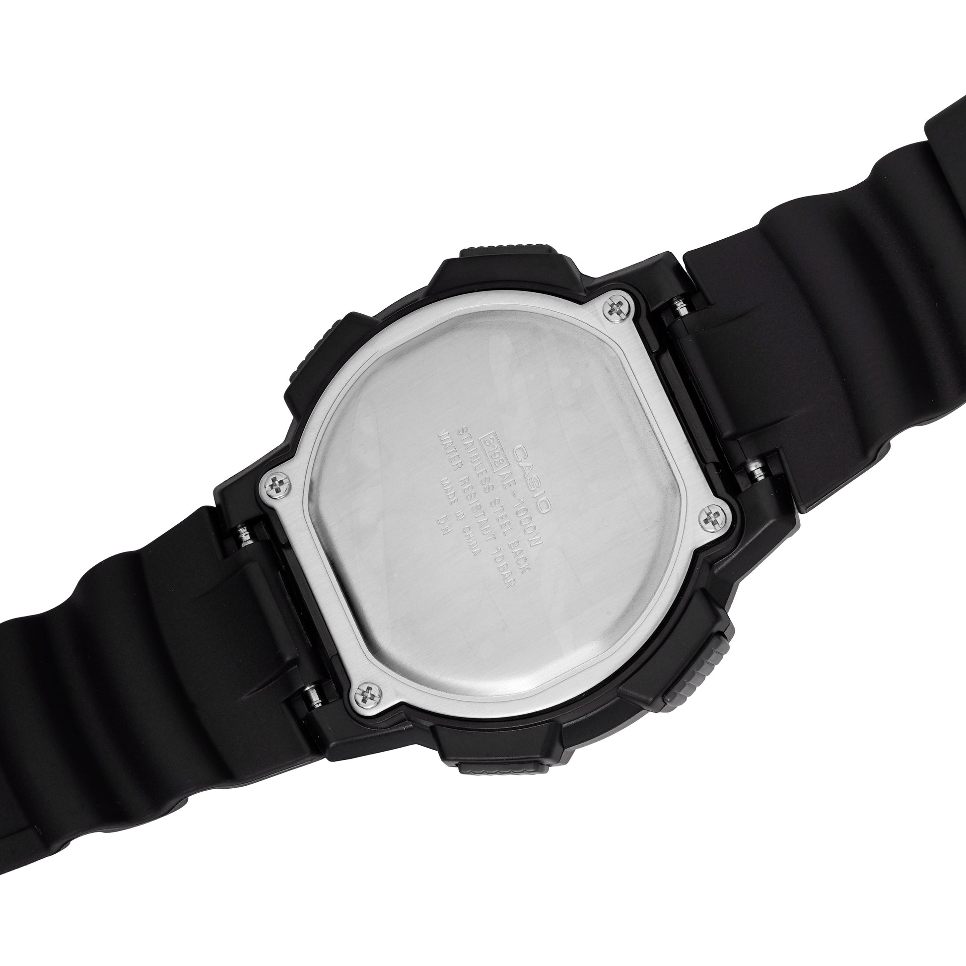 CASIO G Shock Quartz Sports Waterproof Mens Black Digital AE-1000W-1B