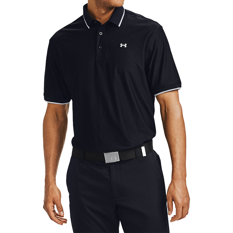 Under Armour Playoff Pique Polo Shirt 'Black' 1345459-002
