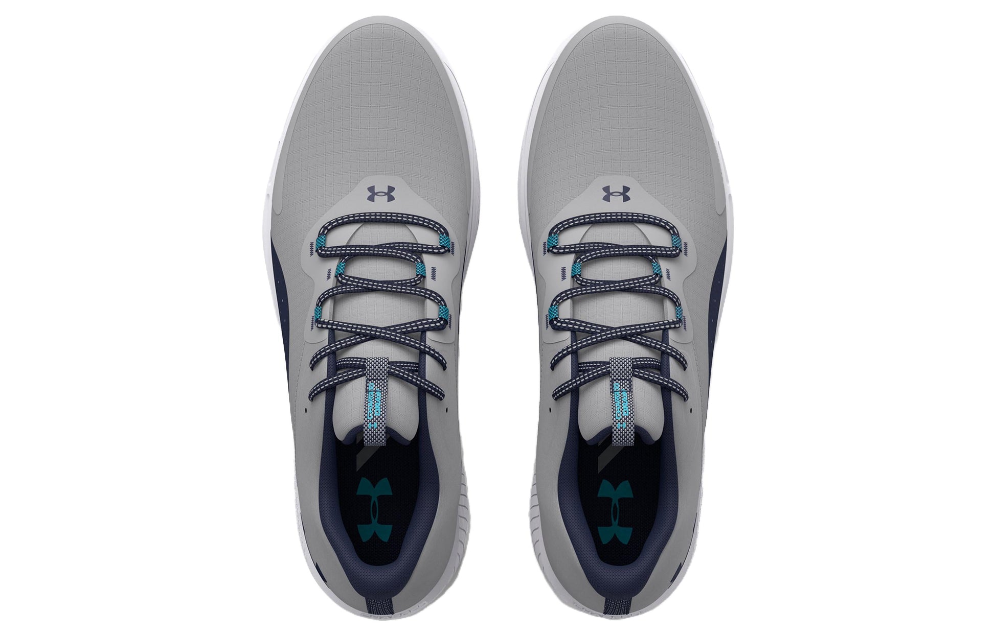 Under Armour Charged Draw 2 Spikeless Golf 'Grey Midnight Navy' 3026399-101