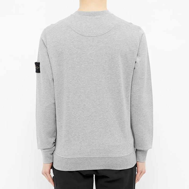 STONE ISLAND Knit Pullover Detachable Gray 721563051-V0M64