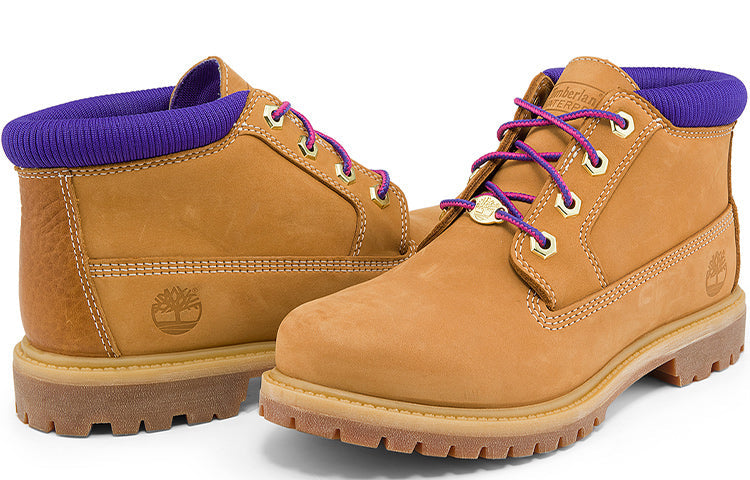 (WMNS) Timberland Nellie Waterproof Chukka Boots 'Wheat Purple' A2JSJW
