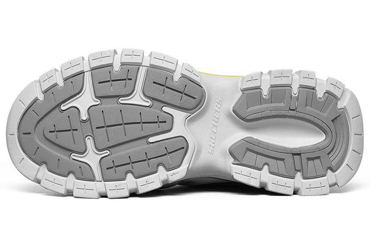 Skechers Stak-Ultra Low-Top Running Shoes Grey/Yellow 66255-WYL