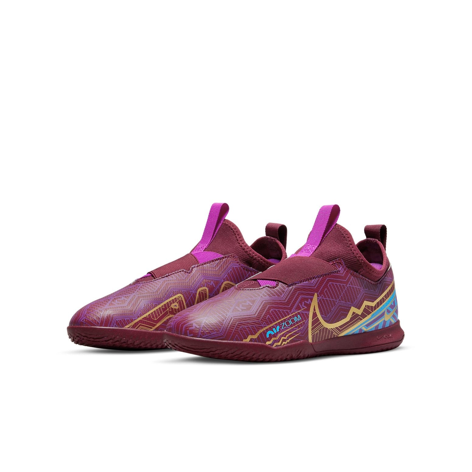 (GS) Nike Kylian Mbapp x Zoom Mercurial Vapor 15 Club IC 'Dark Beetroot' DV0738-694
