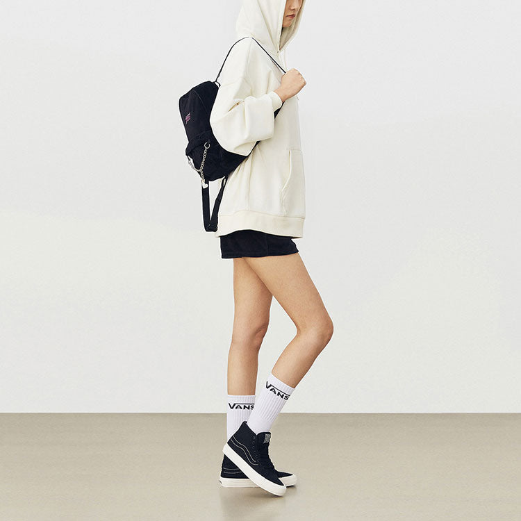 (WMNS) Vans Anaheim Rainbow Oversized Hoodie 'White' VN0A5AUEFS8