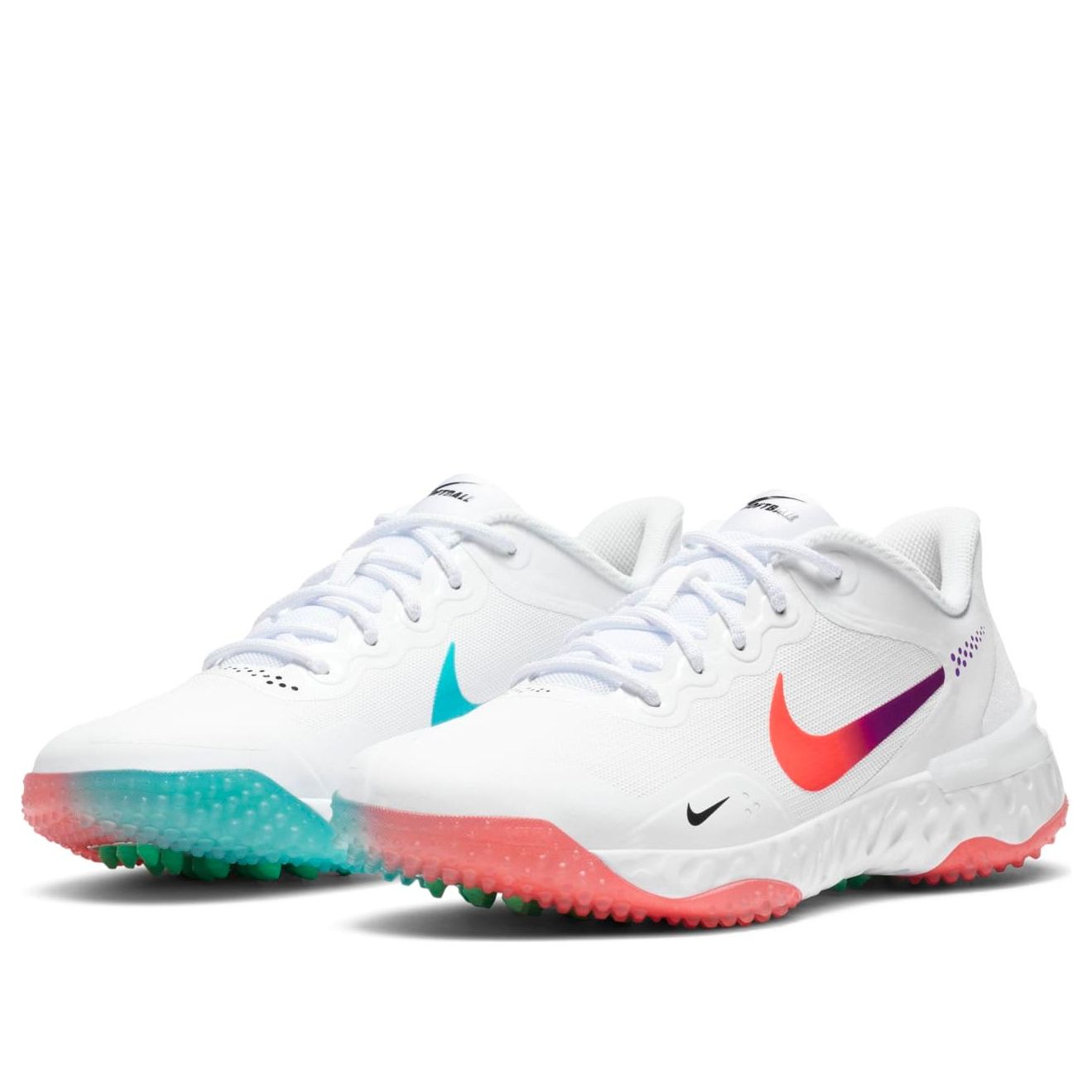 (WMNS) Nike Alpha Huarache Elite 3 Turf 'Ombre Swoosh' CU8403-100
