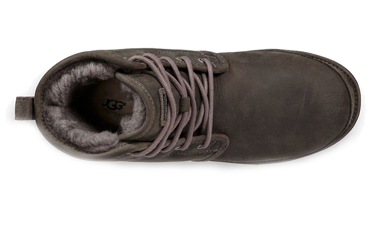 UGG Neumel Luxe WP Harkley Waterproof Fleece Lined Gray 1017238-CHRC