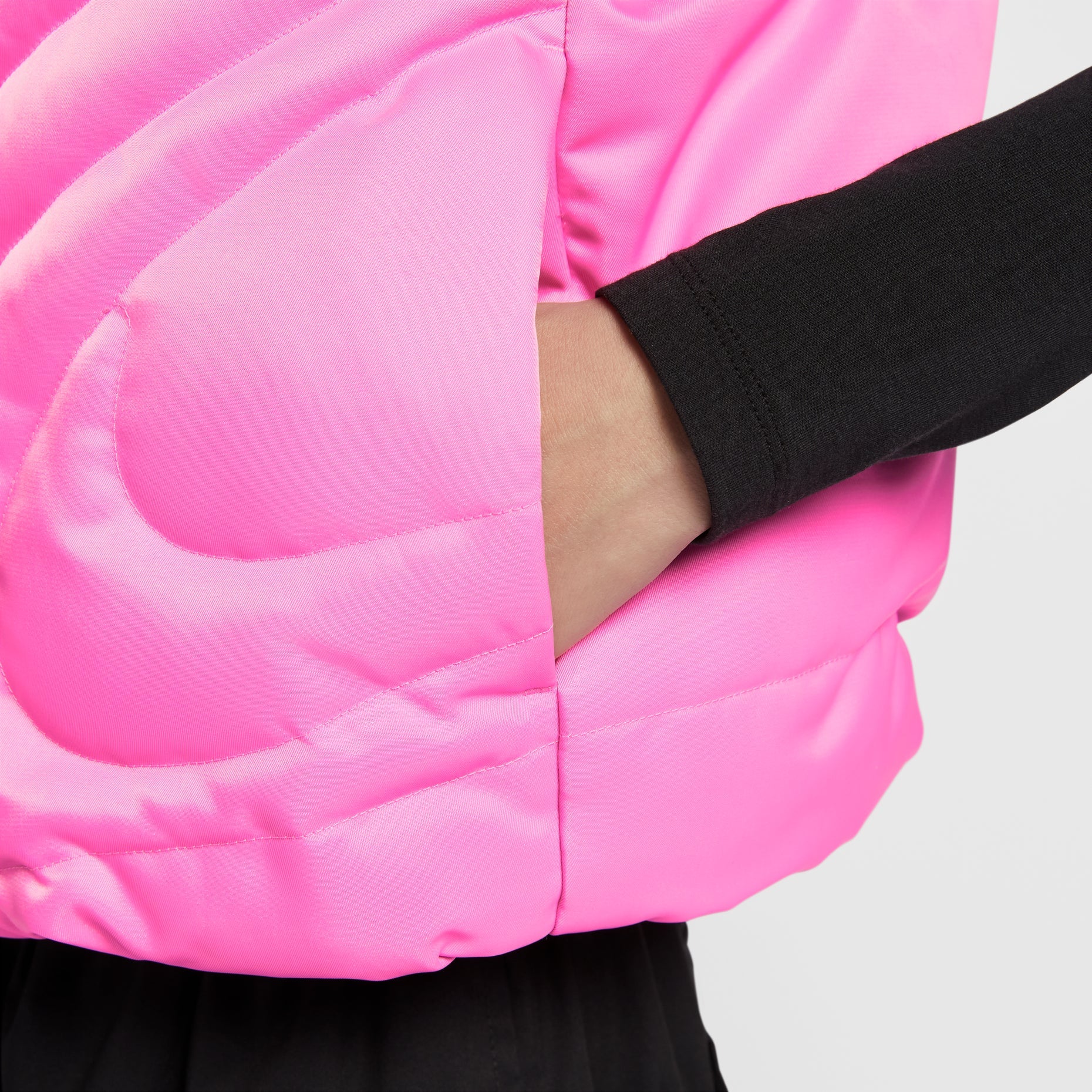 (WMNS) Nike Sportswear Swoosh Series Oversized Down Vest 'Pink Spell'  IH8008-606