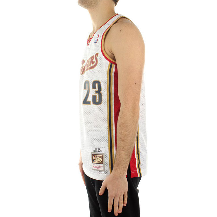 Mitchell & Ness NBA Swingman Jersey 'Cleveland Cavaliers - LeBron James 2003/04' SMJYCP19209-CCAWHIT03LJA