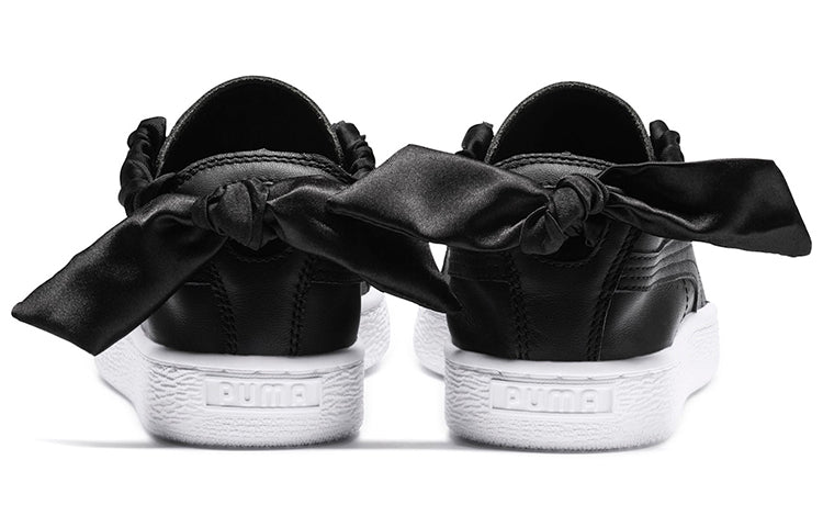 (WMNS) PUMA Basket Twist Black/Gold 369301-01