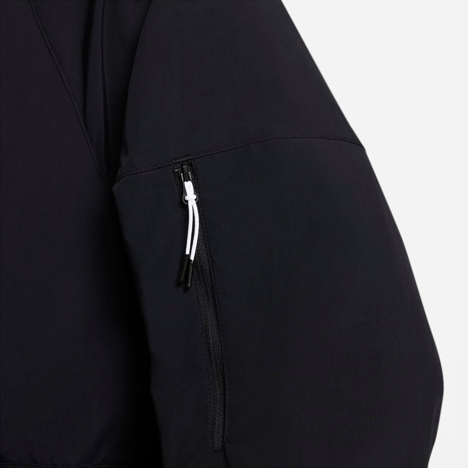 Nike NSW Woven Unlined Anorak Hoodie Asia Sizing 'Black' DN2640-010