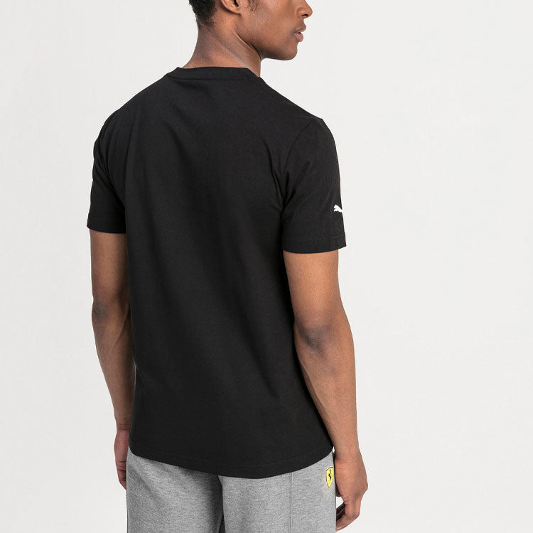 PUMA Scuderia Ferrari Big Shield T-Shirt 'Black Grey' 595554-02
