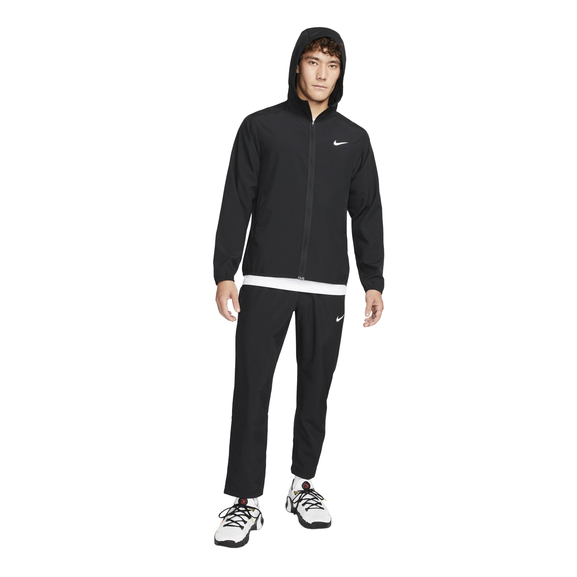 Nike Dri-Fit Foam Woven Hoody Jacket 'Black' FB7483-010