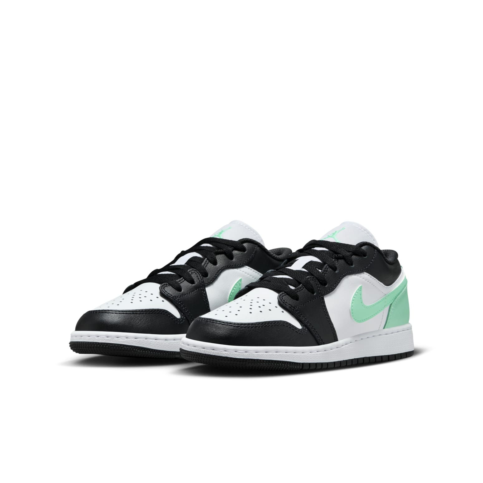 (GS) Air Jordan 1 Low 'Green Glow' 553560-131